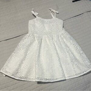Janie and Jack Ivory Lace Dress